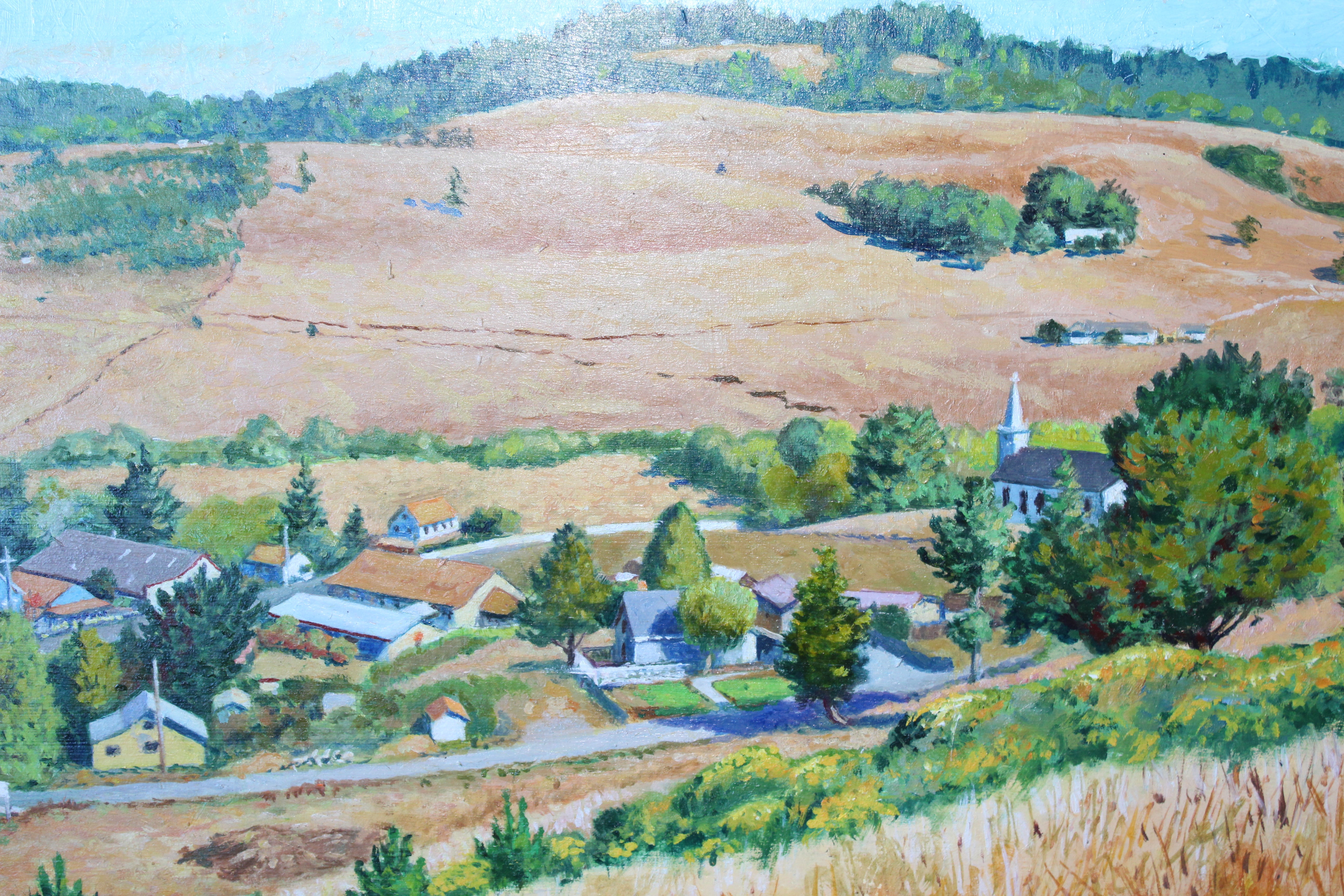 Town of Bodega, Original Oil by William Taylor