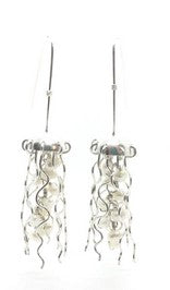 Sterling Silver Jellyfish Earring